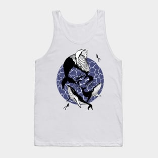 Whale circle Tank Top